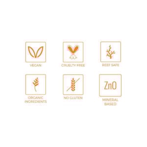 Suntegrity mineral face sunscreens are vegan, cruelty-free, reef-safe, and gluten-free.