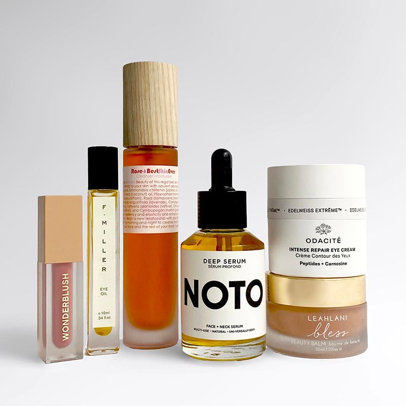 beauty products for face and body