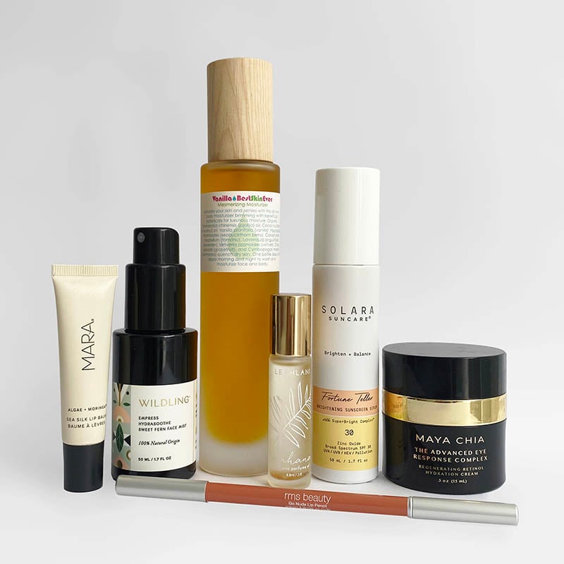 clean beauty skincare products