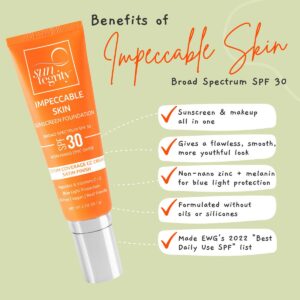 Suntegrity Impeccable Skin SPF 30 is a skin perfecting foundation with broad spectrum sun protection.