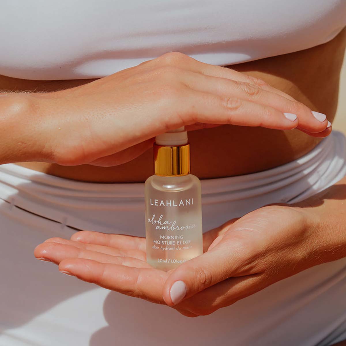 Leahlani Aloha Ambrosia Elixir available at Inspire Beauty.