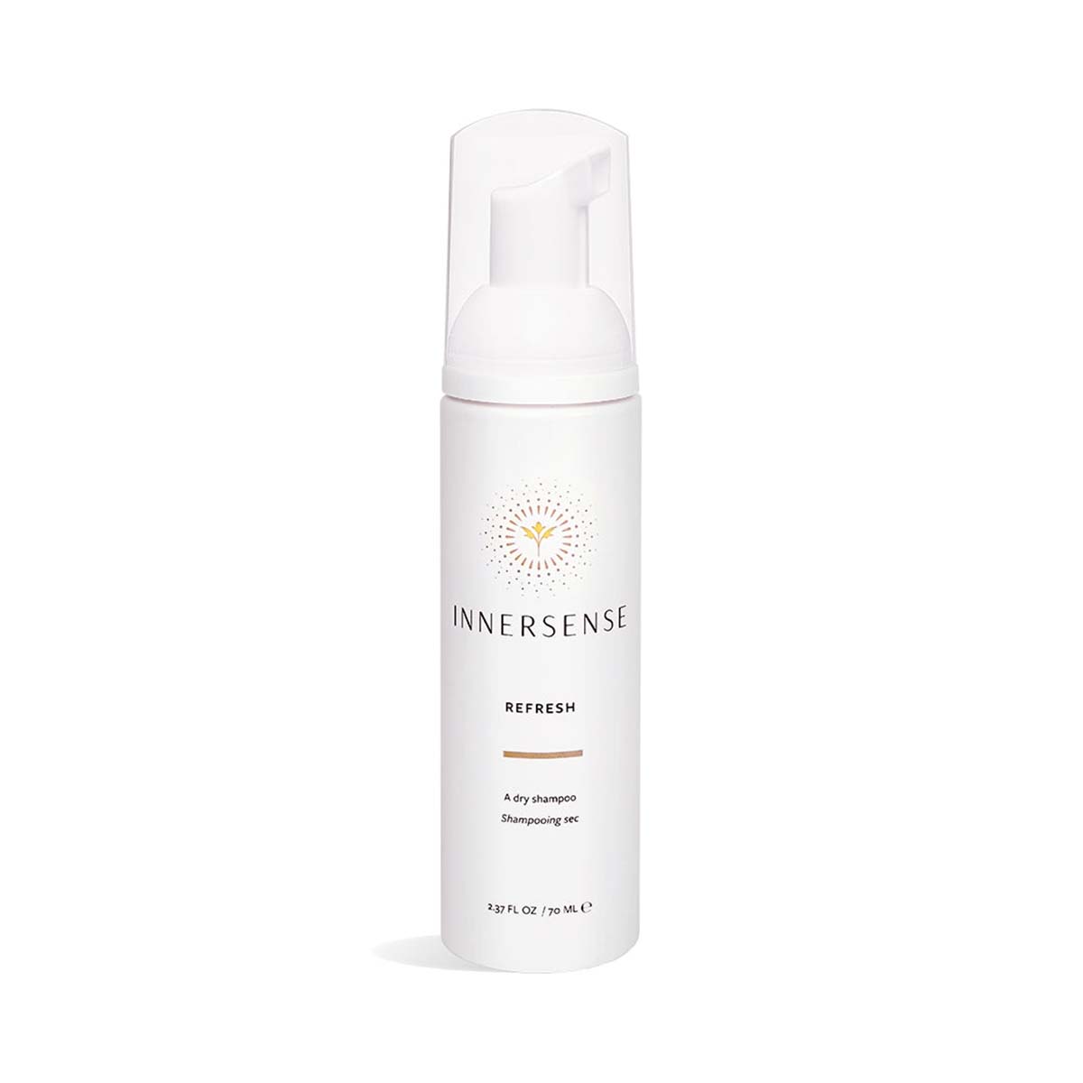 Shop Innersense Refresh Dry Shampoo, a foam to powder dry shampoo to absorb excess oil and refresh your hair style.