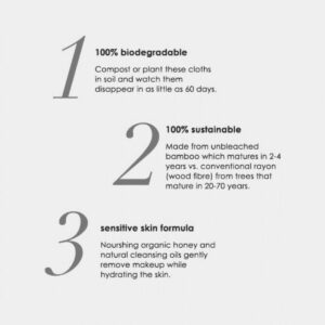 Kaia Naturals The Vitamin Cleanse makeup wipes available at Inspire Beauty.