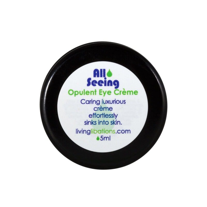 Shop Living Libations All Seeing Eye Creme, a rich cooling eye cream to smooth and moisturize the delicate skin under the eyes.