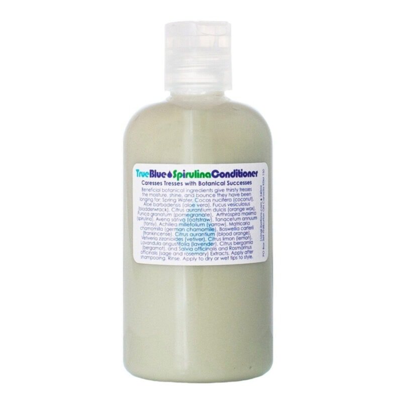 Shop Living Libations True Blue Spirulina Conditioner, a nourishing all natural hair conditioner for body and shine.