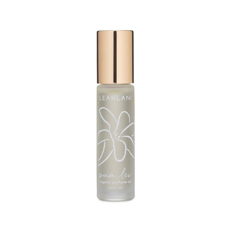 Shop Leahlani Pua Lei Perfume Oil, a delicate blend of creamy tropical florals.