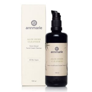 Annmarie Aloe Herb Cleanser, a mild aloe-based cleanser for sofy hydrated skin.