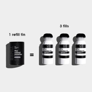 Refills now available for Kaia Naturals Sweat Powder Sakura Blossom and Crisp Linen at Inspire Beauty