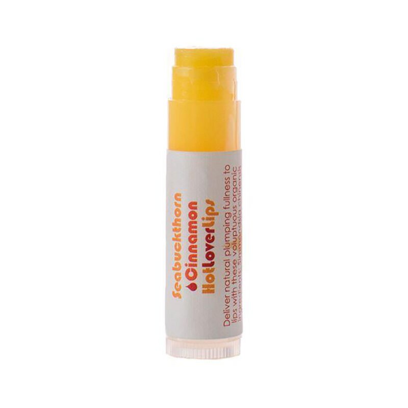 Shop Living Libations Seabuckthorn Cinnamon Hot Lover Lips, a plumping lip balm for full luscious lips.