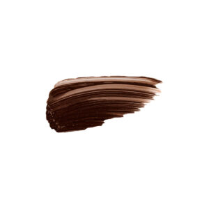 Swatch of TOK Beauty Brow TOK Volumizing Brow Gel in shade Dark Brown