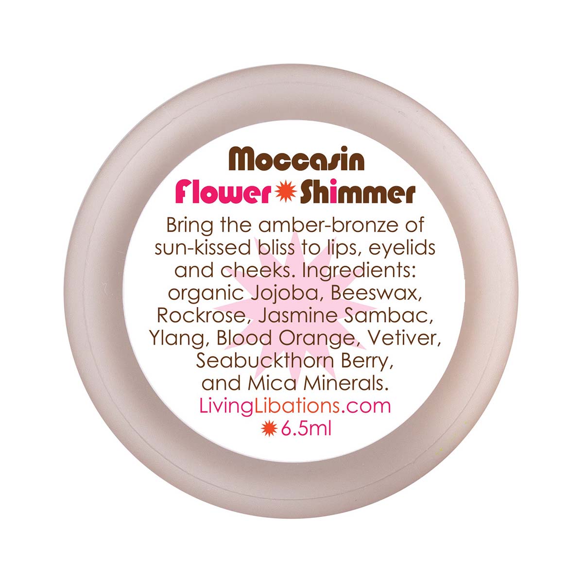 Living Libations Moccasin Flower Shimmer available at Inspire Beauty.