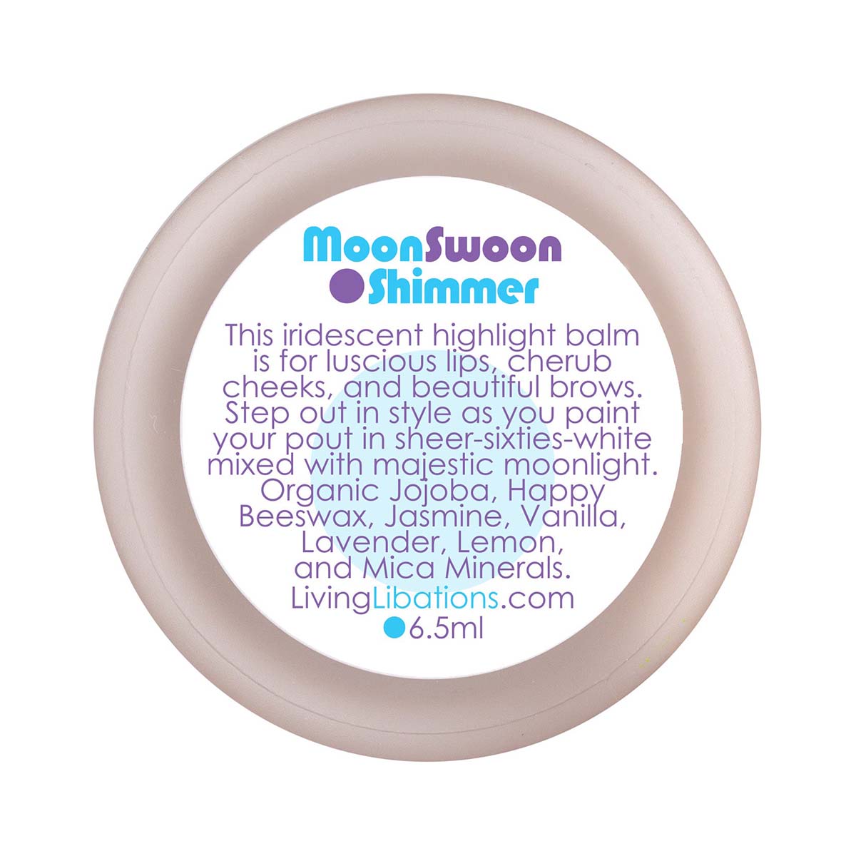 Living Libations Moon Swoon Shimmer available at Inspire Beauty.