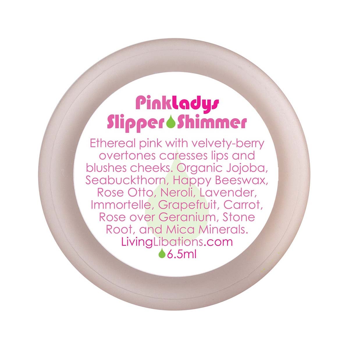 Living Libations Pink Lady's Slipper Shimmer available at Inspire Beauty.