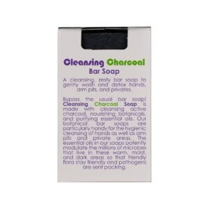 Living Libations Cleansing Charcoal Soap available at Inspire Beauty.