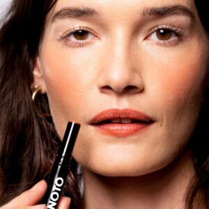 NOTO Botanics Ono Ono Multi-Bene Stick, an all natural lip and cheek stick in terracotta peach hue