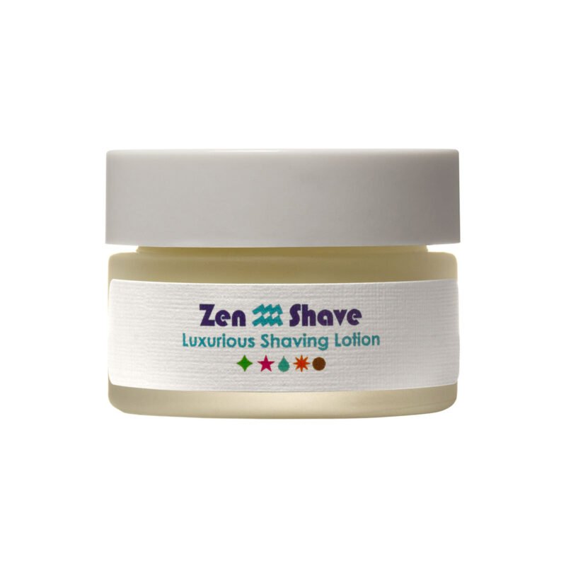 Living Libations Zen Shave is an all natural shaving lotion for smooth, silky skin.