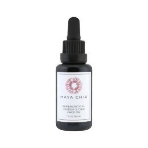 Shop Maya Chia Supercritical Omega 3 Chia Face Oil, a lightweight facial oil moisturizer for soft, supple skin.