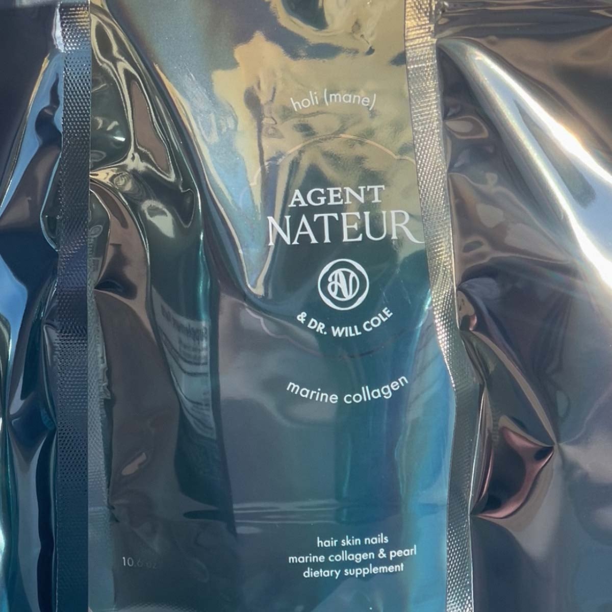 Agent Nateur & Dr. Will Cole Holi (Mane) Hair Skin Nails Collagen available at Inspire Beauty.