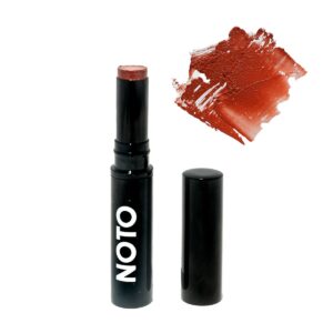 Noto Botanics Ono Ono Multi-Bene Stick, a terracotta peach hue for lips and cheeks.