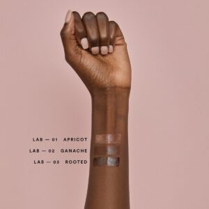 Swatches of Olio E Osso Lab Balms.