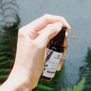 Limited Edition Annmarie Skin Care Divine Woman Elixir, a nourishing and protective face oil moisturizer for dry or mature skin.