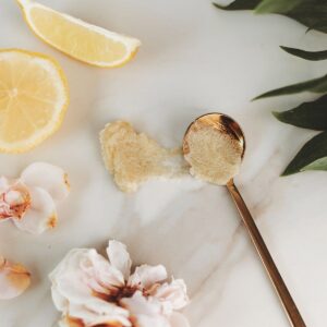 Annmarie Herb Infused Body Polish exfoliates and polishes skin as it moisturizes.