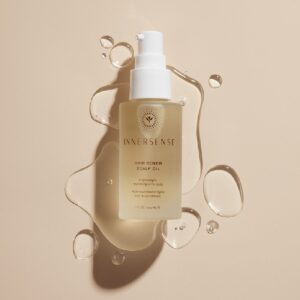 Shop Innersense Organic Beauty Hair Renew Scalp Oil, a lightweight nourishing oil for scalp and roots.