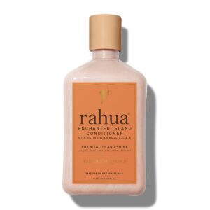 Shop Rahua Enchanted Island Conditioner to boost hair's vibrancy and shine.