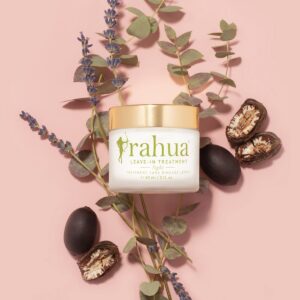 Rahua Leave-In Treatment Light is designed for fine hair types to protect from heat styling and smooth frizz.