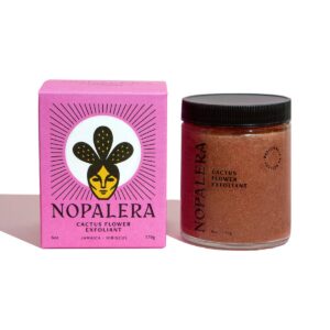 Shop Nopalera Cactus Flower Exfoliant Hibiscus at Inspire Beauty, a deeply moisturizing body scrub for smooth, supple skin.