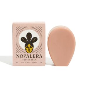 Shop Nopalera Flor De Mayo Cactus Soap at Inspire Beauty, a nourishing and purifying cactus soap with a subtle jasmine scent.