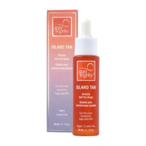 Suntegrity Island Tan Gradual Self Tan Drops available at Inspire Beauty.