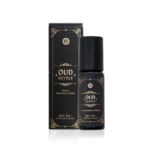 Annmarie Gianni Oud Revele is a natural perfume blend that is grounding, sultry and uplifting.