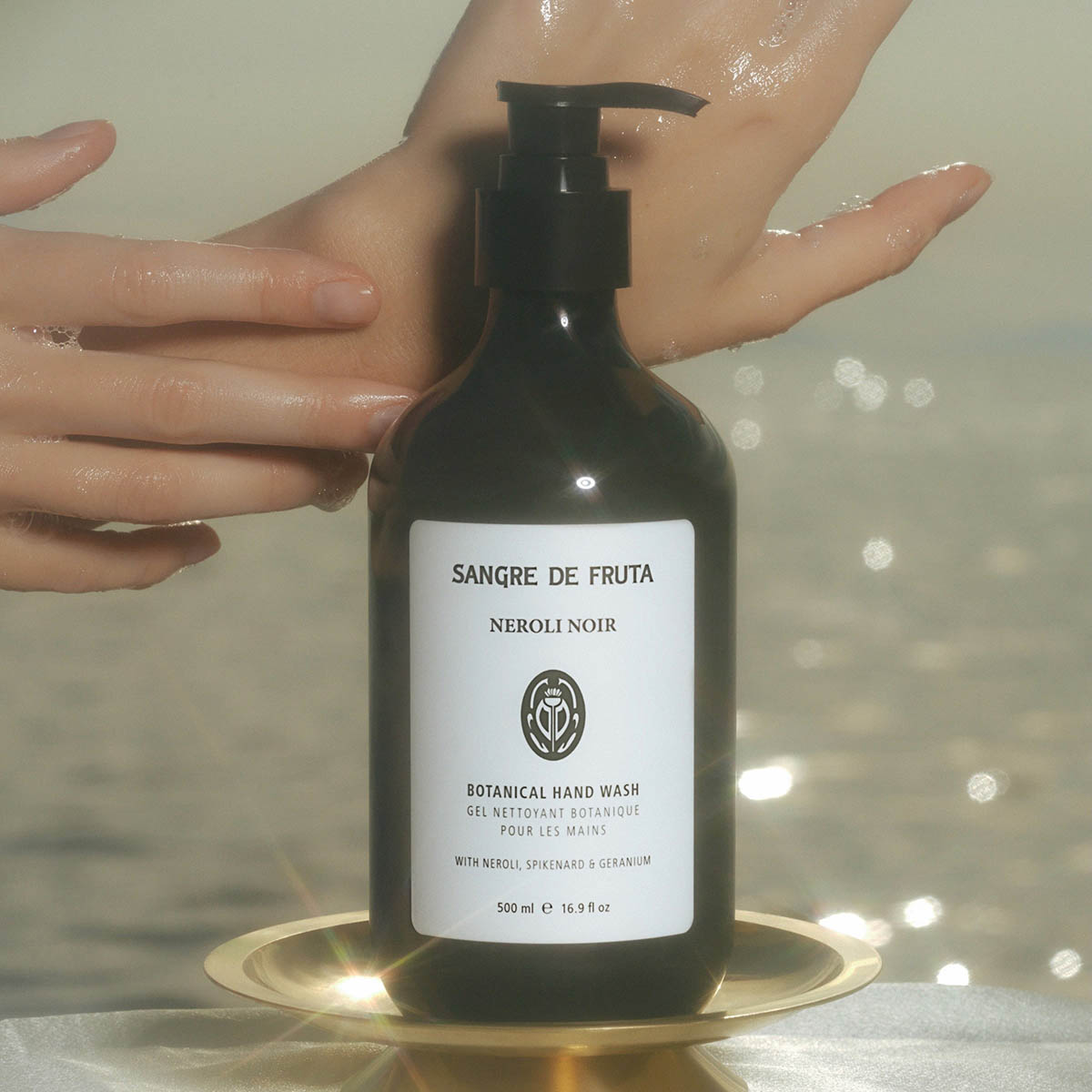 Sangre De Fruta Neroli Noir Botanical Hand Wash available at Inspire Beauty.