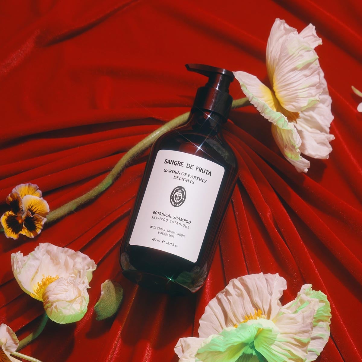 Sangre De Fruta Garden Of Earthly Delights Botanical Shampoo available at Inspire Beauty.