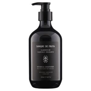 Shop Sangre de Fruta Garden of Earthly Delights Botanical Conditioner at Inspire Beauty, a handcrafted nourishing conditioner for soft, shiny hair.