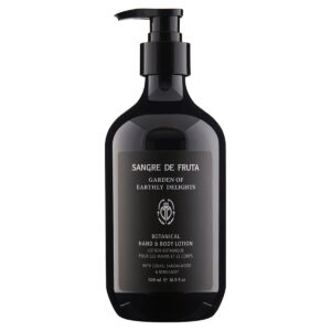 Shop Sangre de Fruta Garden of Earthly Delights Botanical Hand & Body Lotion at Inspire Beauty, a lightweight fast absorbing body lotion for smooth, supple skin.