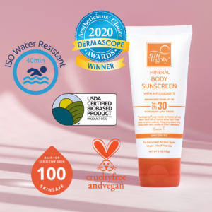 Suntegrity Unscented Mineral Body Sunscreen is broad spectrum mineral sun block, great for sensitive skin.
