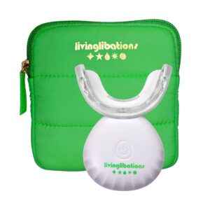 Shop Living Libations Beam Bright Red Light Oral Care Appliance for healthy gums, brighter teeth and to banish bad breath, available at Inspire Beauty.