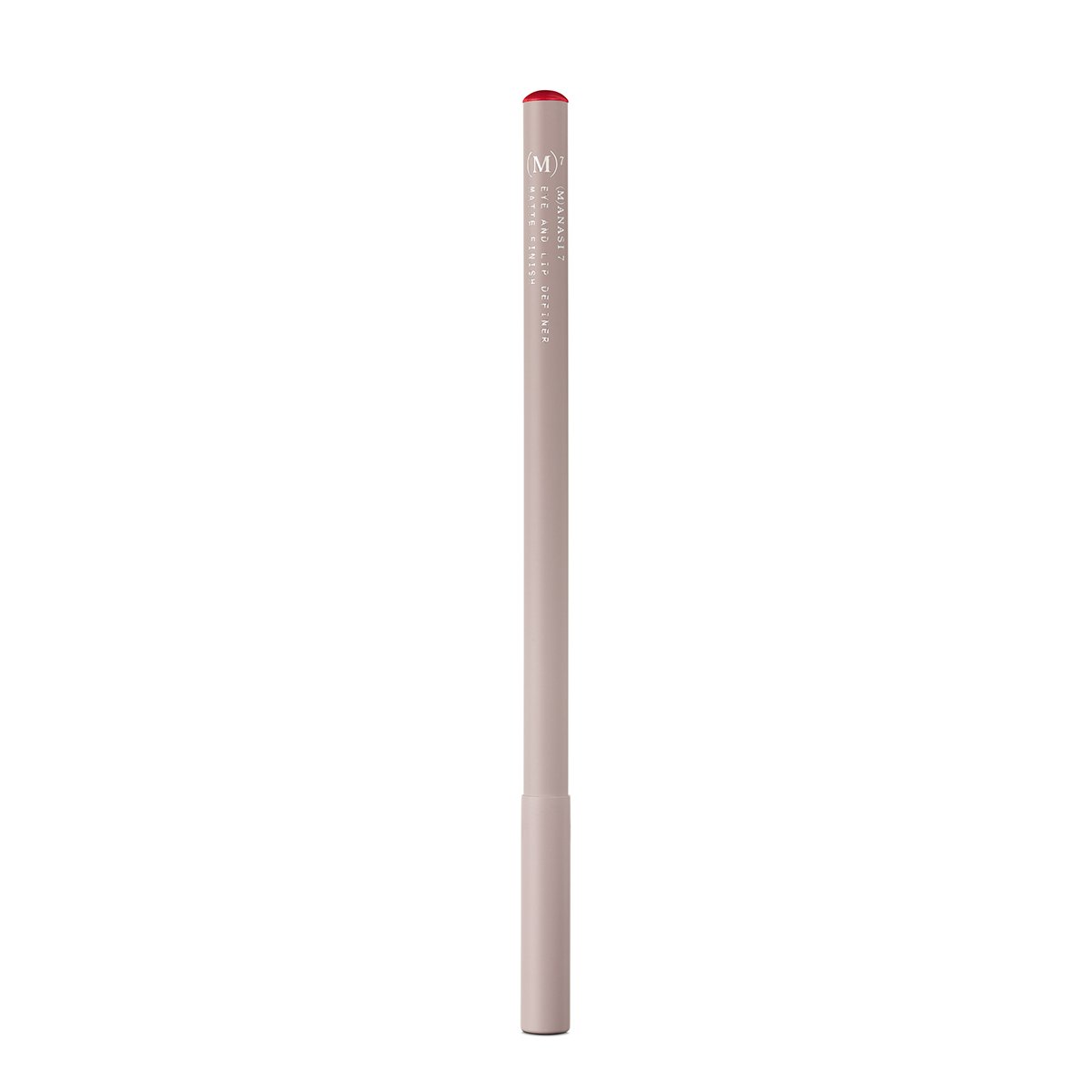 Manasi 7 Eye And Lip Definer Macao is a classic red lip liner with a matte finish.