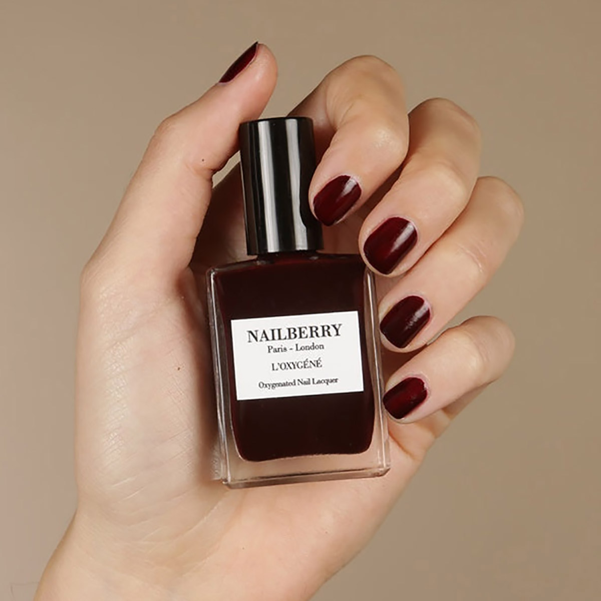 Nailberry Noirberry Nail Polish available at Inspire Beauty