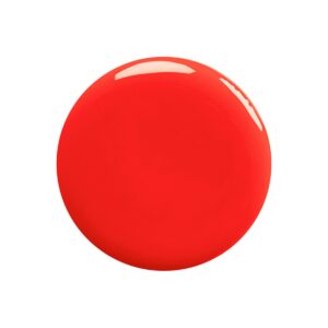 Nailberry L'Oxygene Nail Polish Cherry Cherie is an opaque, light and bright red-orange nail color.