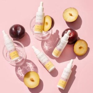 Solara Guardian Angel Super Peptide Sunscreen Milk SPF 50, a broad spectrum mineral based sunscreen serum to nourish, smooth and protect skin.