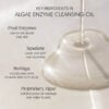 MARA Algae Enzyme Cleansing Oil is a nourishing, hydrating daily cleanser that removes makeup and grim as it softens and cleanses skin.
