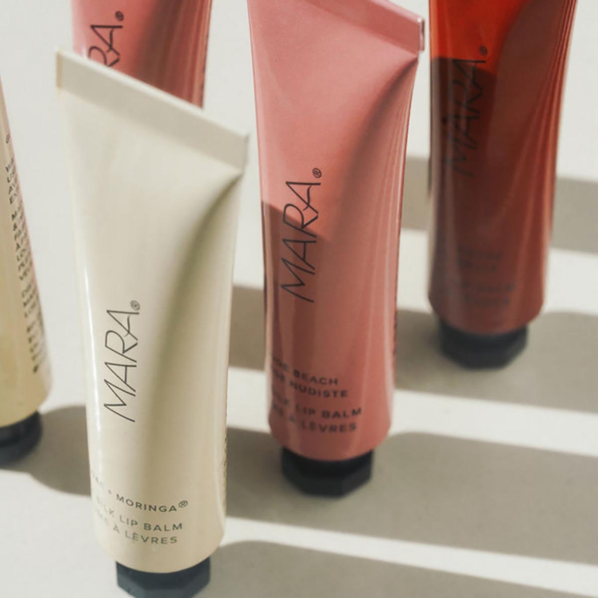 MARA Sea Silk Lip Balm Trio MARA Beauty Sea Silk Lip Balm Trio, a limited edition set of 3 full size ultra hydrating tinted lip balms.