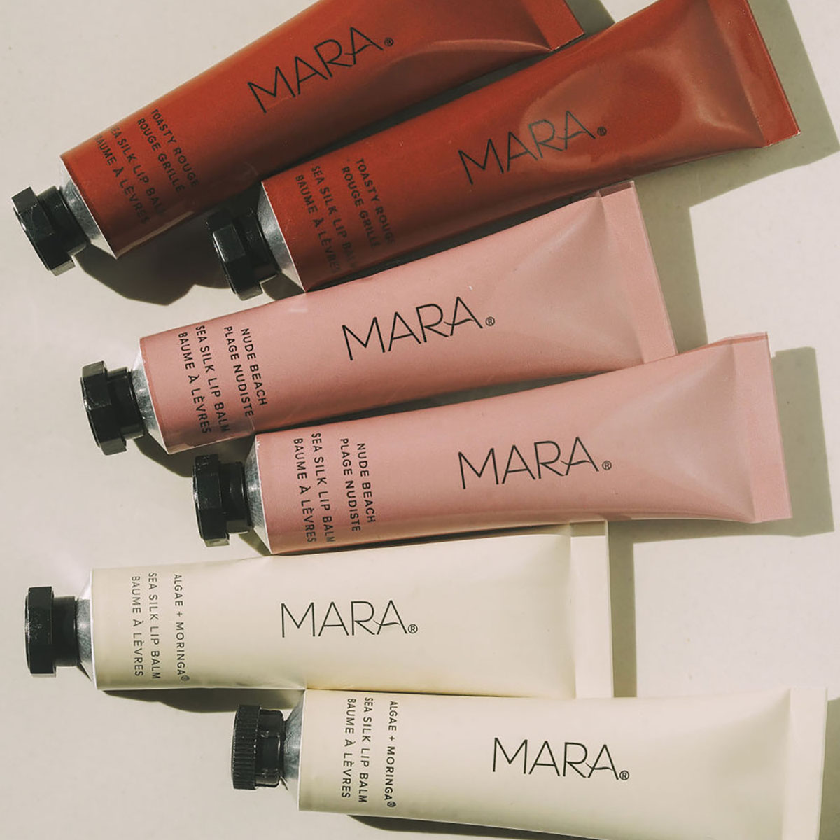 MARA Sea Silk Lip Balm Trio MARA Sea Silk Lip Balm Trio available at Inspire Beauty.