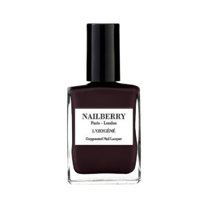 Shop Nailberry L'Oxygene Nail Polish Hot Coco at Inspire Beauty, a rich cocoa espresso hue.