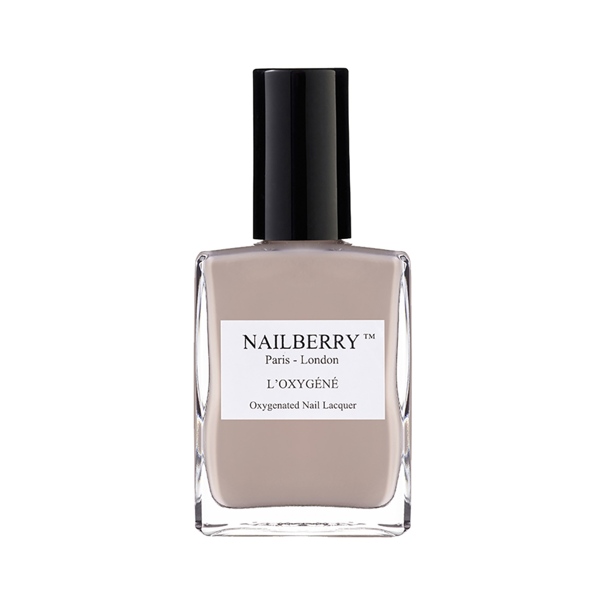 Shop Nailberry L'Oxygene Nail Polish Simplicity at Inspire Beauty, an opaque creamy beige nail lacquer.