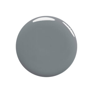 Nailberry Spiritual nail polish, a moody mid-blue hue.