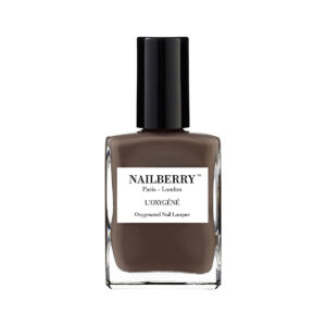 Shop Nailberry L'Oxygene Nail Polish Taupe La at Inspire Beauty, an opaque deep slate hue.